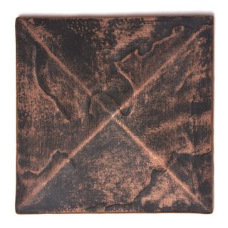 Metallicos Damieta Antique Copper 4 inch X 4 inch Design Tile (set Of 4)