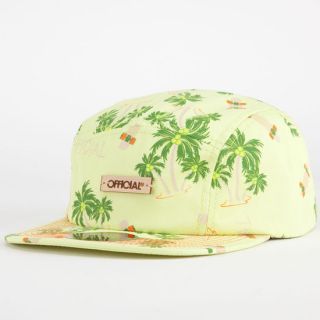 Skate Hi Camper Mel Mens 5 Panel Hat Yellow Combo One Size For Men 2123