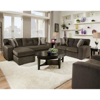 Chelsea Home Rockland Sofa Set   Hematite Gray Multicolor   CHEL834