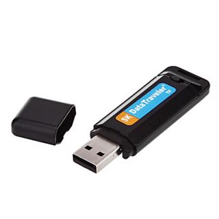 Mini USB Hidden Digital Audio Voice Recorder Flash Drive Micro SD Card Reader SK1(Blue)