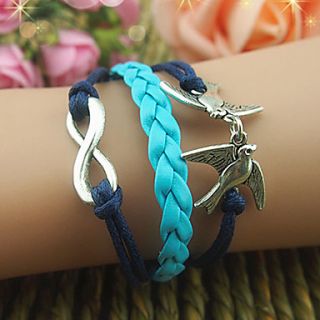 Womens Birds 3 Layers Bracelet