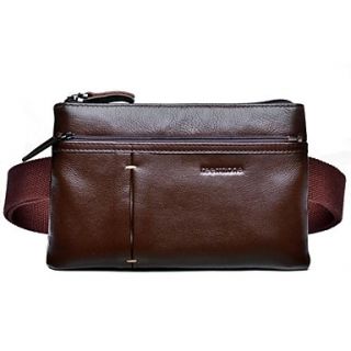 Mens Korea Style Genuine Leather Handbag