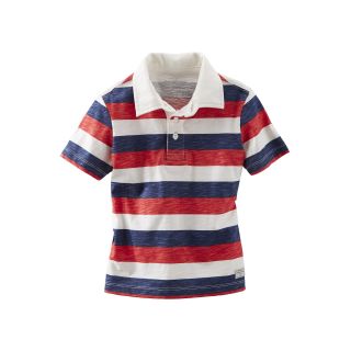 OshKosh B gosh Short Sleeve Striped Polo Shirt   Boys 2t 4t, Boys