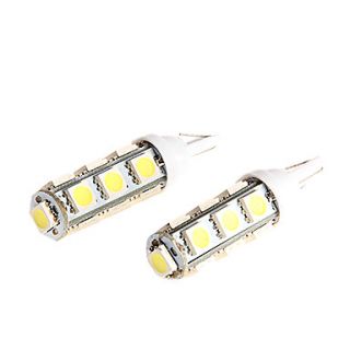 T10 13 SMD 5050 Indicator Light Bulb for Motorcycle 2PCs