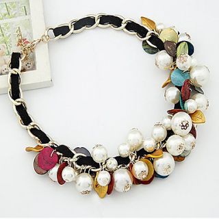 Womens Mix Color Beach Style Necklace
