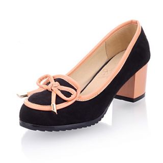 Leatherette Womens Chunky Heel Heels Pumps/Heels Shoes(More Colors)