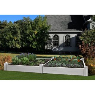 New England Arbors Versailles Raised Garden Bed with Extension Kit Multicolor  