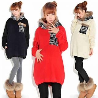 2014 Spring and Autumn Winter Thickening Maternity Clothing Sweatshirt Outerwear Plus Size