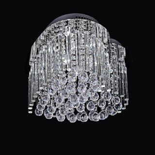 LED Crystal Luxury 5 Lights Chandelier in Hrart Shape