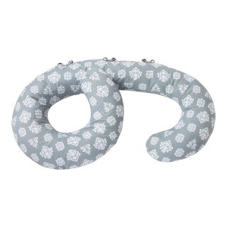Summer Infant Born Free ComfortFit Body Pillow Slipcover   Damask, Grey