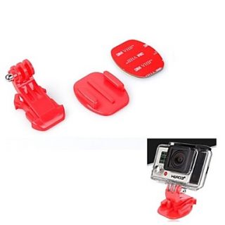 G 64 J Type Release Buckle Flat Adhesive Mounts for Gopro 3 / 3 / 2 / 1
