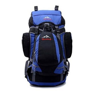 Outdoors Nylon Five Colors 55L Wearproof Waterproof Lash Package Camping Backpack