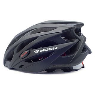 MOON Cycling Black PC/EPS 21 Vents Protective Ride Helmet