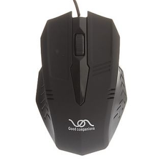 USB Wired High Precision Optical Mouse (Assorted Colors)