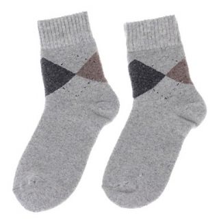 Winter Casual Mens Thickened Warmer Rabbit Wool Cotton Socks (Pair)