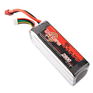 Wild Scorpion 22.2V 2800mAh 30C Li po Battery(T Plug)