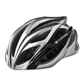 CoolChange Cycling 21 Vents EPS Silvery Protective Bicycle Helmet