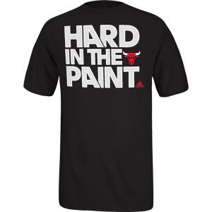 Chicago Bulls adidas NBA Hard Paint T Shirt