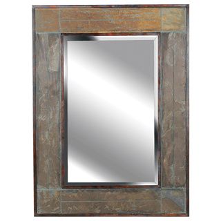 Quarry 38 inch Height Natural Slate Wall Mirror