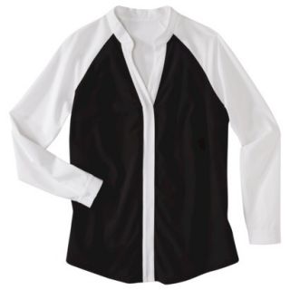 Liz Lange for Target Maternity Long Sleeve Shirt  Black/White XS