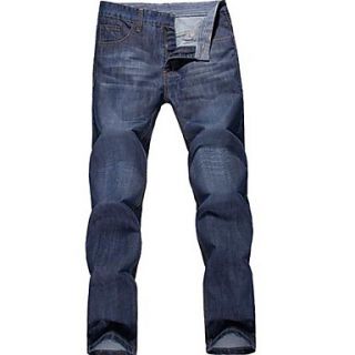 Mens Spring Casual Fashion Straight Jeans