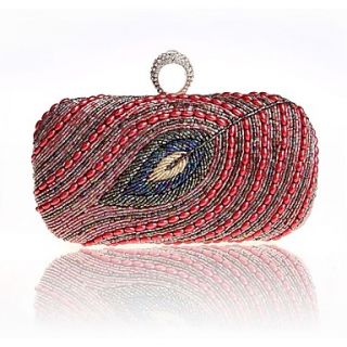 Metal Wedding/Special Occasion Clutches/Evening Handbags with Rhinestones/Imitation Pearls (More Colors)
