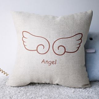 Classic Love with Angels Wings Decorative Pillow Cover
