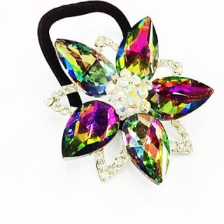 Fashion Bling Shinning Diamond Colorful Flower for Women Hairpin Headband Jewelry Accessories