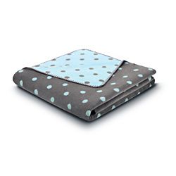 Bocasa Softly Dots Blue Blanket (Baby blueMaterials 60 percent cotton, 40 percent dralonCare instructions Machine washDimensions 60 inches wide x 80 inches long The digital images we display have the most accurate color possible. However, due to differ