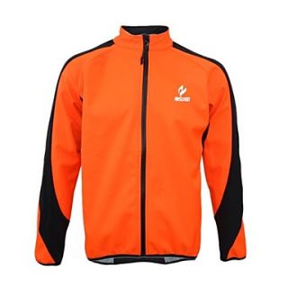 Arsuxeo Mens Polyester Fleece Cycling Windproof Jacket