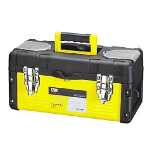 (351617) Iron And Plastic Yellow Reinforced Handle Tool Boxes