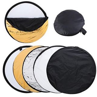 43 110cm 5 in 1 Portable Photography Studio Multi Photo Disc Collapsible Light Reflector