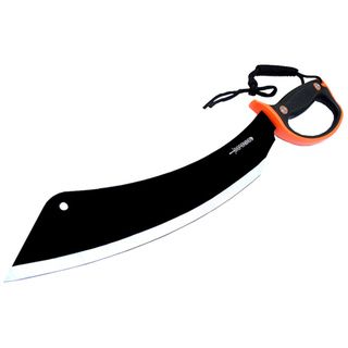 Defender 21 Inch Hunting Machete Knife (Black/orange Blade materials Stainless steel Handle materials Hard plastic Blade length 15 inches Handle length 6 inches Weight 2 lbs Dimensions 21 inches long x 12 inches wide x 6 inches deep Before purchasin