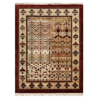 Hand knotted Traditional Mix Wool Rug (8 X 10)