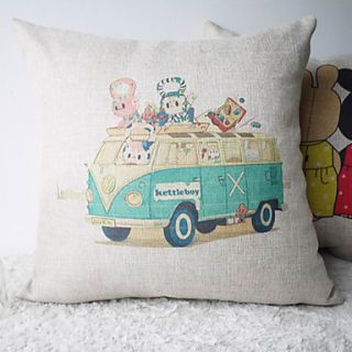 Cute Colorful Cartoon Kettleboy Decorative Pillow Cover