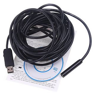 Waterproof USB 1/6 CMOS 4 LED Illuminated Snake Camera Endoscope (7m)