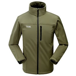MAKINO Mens Outdoor Breathable Fleece Soft Shell Camping Jacket