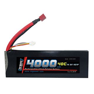DLG 14.8V 4000mAh Li Po Battery(T Plug)