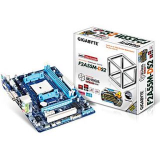 Gigabyte F2A55M DS2 Full Solid Interface Compatible 5800K FM2 Motherboards
