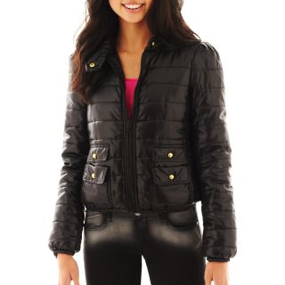 Puffer Jacket, Black, Womens