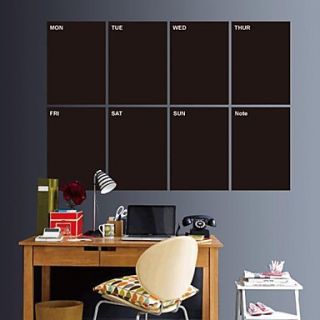Vinly Rectangle Blackboard Wall Stickers Wall Decals