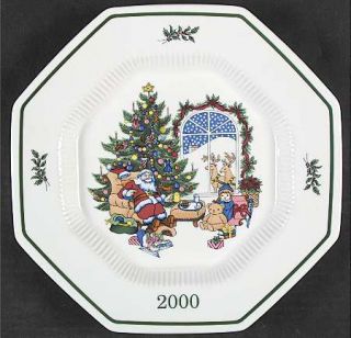 Nikko Christmastime 2000 Collector Plate, Fine China Dinnerware   Classic Collec
