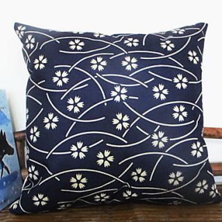 Classic Flower Pattern Decorative Pillow Cover