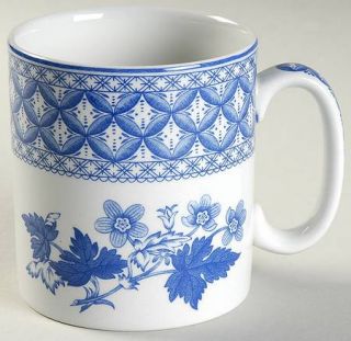 Spode Blue Geranium Mug, Fine China Dinnerware   Blue Room Collection, Blue Flor
