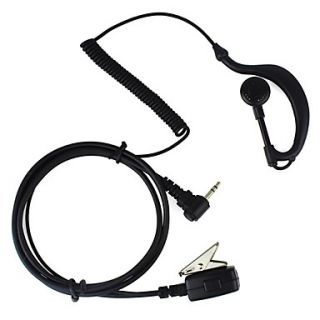 Black 1 Pin Ptt Mic Earpiece Headset For Walkie Talkie Motorola Radio T5920 T5950 T6200 T6210 T6220 T6250