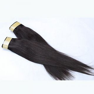 20 Inch 4Pcs Color 1B Grade 4A Peruvian Virgin Straight Human Hair Extension