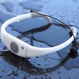 GND DV568 White Waterproof Headphone,Wireless Headphone