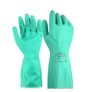 Ansell Nitrile Rubber Acid Resisting Alkali Resisting Industrial Gloves [L]