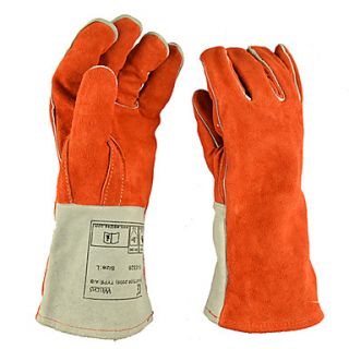 Whit Watson Cowhide Welding High Temperature Protective Work Protection Abrasion Resistant Gloves