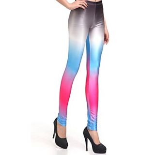 Elonbo Color Style Digital Painting Tight Women Leggings